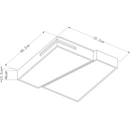 Потолочный светодиодный светильник Arte Lamp Multi-Piazza A8091PL-1BK