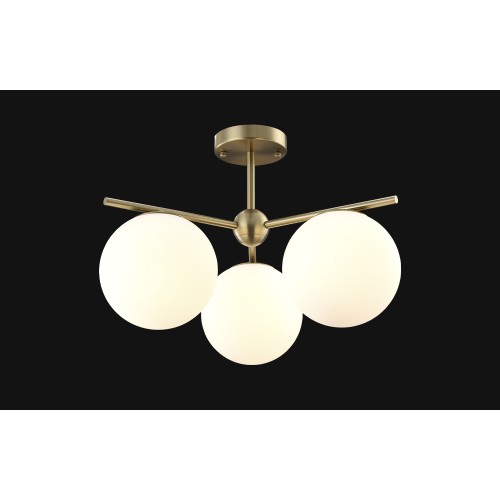 Люстра на штанге Crystal Lux FELIZ SP-PL3 BRONZE/WHITE