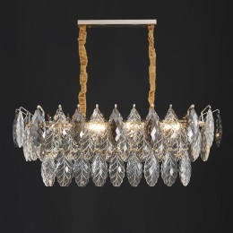 Подвесная люстра Delight Collection D8011P/L-800 gold/smoky