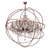 Подвесная люстра LOFT IT Foucaults orb crystal Loft1897/15