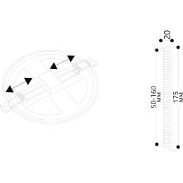 Встраиваемый светильник ARTE Lamp A7975PL-1WH