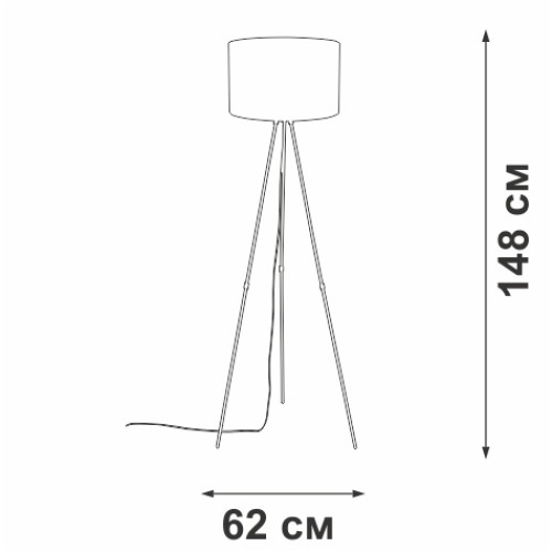 Торшер Vitaluce V2880-1/1P