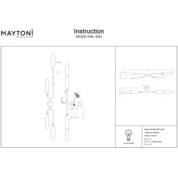 Бра Maytoni Ventura MOD012WL-04G