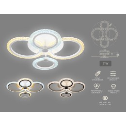 Потолочная светодиодная люстра Ambrella Light Acrylica Original FA4061