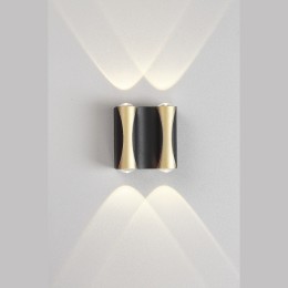 Уличный настенный светильник Crystal Lux CLT 022W2 BL-GO 4000K