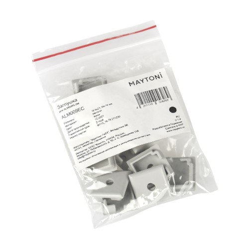 Комплект заглушек Maytoni Led strip для профиля ALM009S 10 шт ALM009EC