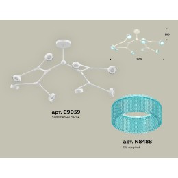Люстра на штанге Ambrella Light Traditional (C9059, N8488) XB9059202