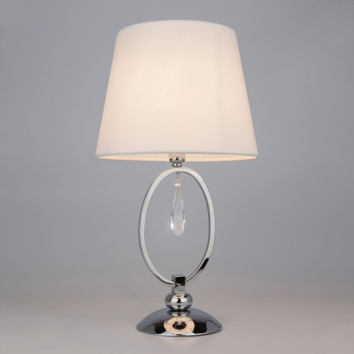 Настольная лампа Eurosvet Madera 01055/1 хром/прозрачный хрусталь Strotskis