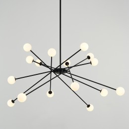 Люстра на штанге DeLight Collection MD19001025-16A black