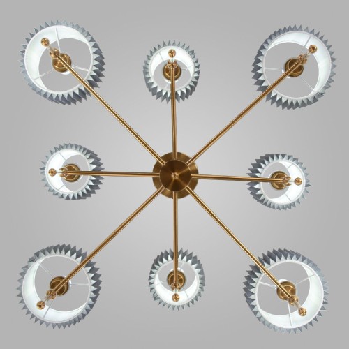 Люстра на штанге Eurosvet Notturno 60162/8 латунь Smart a065666