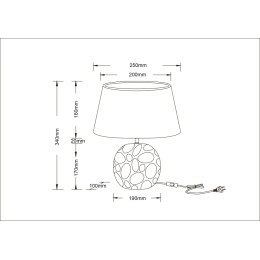 Настольная лампа Arte Lamp Poppy A4063LT-1GO