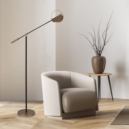 Торшер Eurosvet Grazia 01143/1 черный/золото a062045