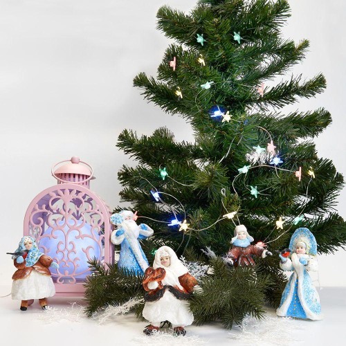 Светодиодная гирлянда Feron Звездочки USB разноцветная без мерцания CL571 41646