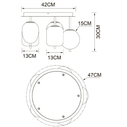 Потолочная люстра Arte Lamp Freddie A2231PL-5PB