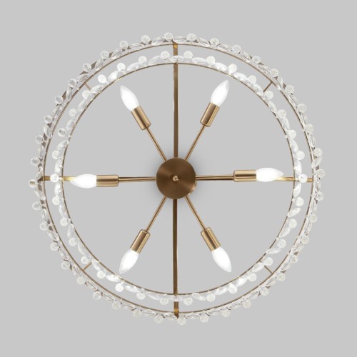 Подвесная люстра Eurosvet Sophie 60165/6 латунь Smart a065754