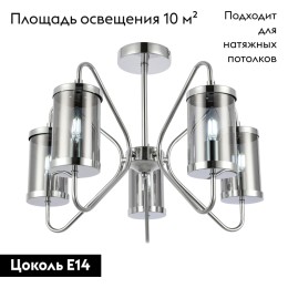 Потолочная люстра EVOLUCE VALIERI SLE102302-05