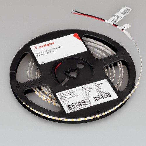Светодиодная лента Arlight UL-A120-5mm 24V Day5000 (9.6 W/m, IP20, 5m) 044059