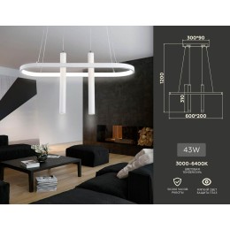 Подвесная люстра Ambrella Light Comfort FL5383