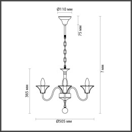 Подвесная люстра Lumion Lake 5295/5