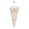 Подвесная люстра Crystal Lux Reina SP34 D1200 Gold Pearl