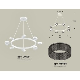 Подвесная люстра Ambrella Light Traditional (C9195, N8484) XB9195250