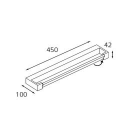 Настенный светильник Italline IT01-1068/45 black
