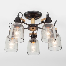 Люстра на штанге Eurosvet 70111/5 черный