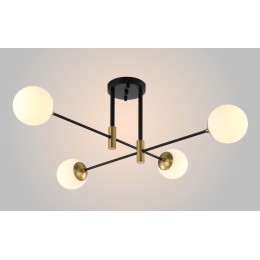 Потолочная люстра Crystal Lux Fidel FIDEL PL4 BLACK