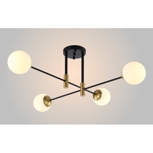 Потолочная люстра Crystal Lux Fidel FIDEL PL4 BLACK