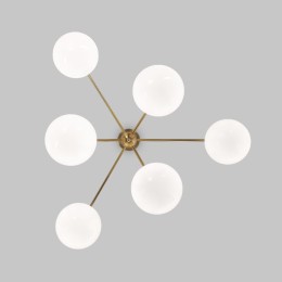 Люстра на штанге Eurosvet Marbella 60147/6 латунь Smart a063851