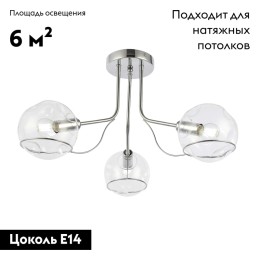 Потолочная люстра EVOLUCE BACA SLE102502-03