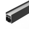 Алюминиевый профиль Arlight SL-LINE-4050-3L-2000 ANOD BLACK 044670