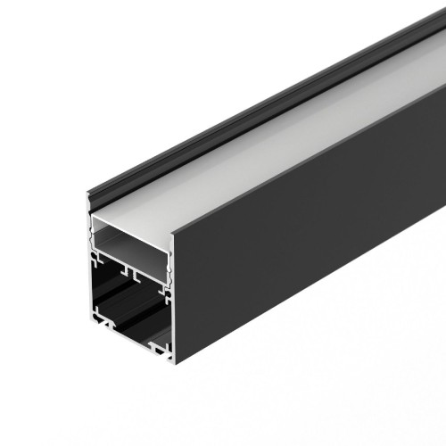 Алюминиевый профиль Arlight SL-LINE-4050-3L-2000 ANOD BLACK 044670