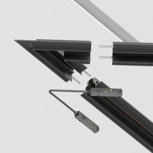 Угол-соединитель для трека Maytoni Technical Accessories for tracks Gravity TRA010CLS-42B