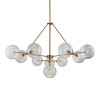 Люстра на штанге Delight Collection Globe Mobile KG0965P-10B brass