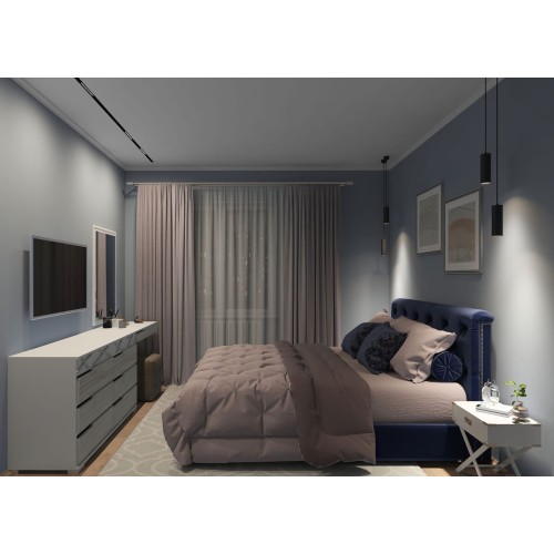 Трековый светодиодный светильник Denkirs DK8001-BK