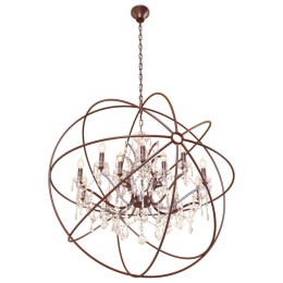 Подвесная люстра LOFT IT Foucaults orb crystal Loft1897/15