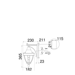 Бра Maytoni Rivoli O027WL-01B