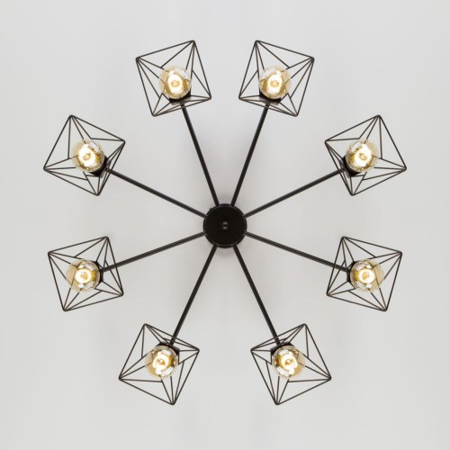 Потолочная люстра Eurosvet Trappola 70107/8 черный