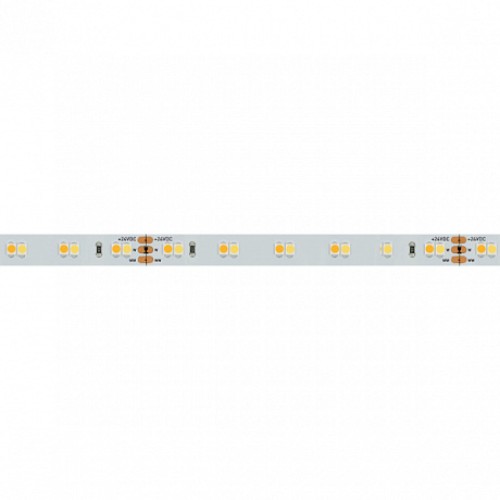 Светодиодная лента Arlight 9,6W/m 120LED/m 3528SMD теплый белый/белый 5M 025211(2)