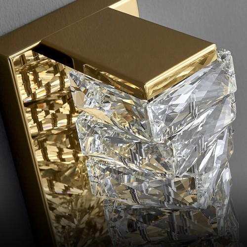 Настенный светильник DeLight Collection Glissando 6005W/S gold/clear