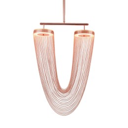 Люстра на штанге Delight Collection Otero 8608P copper