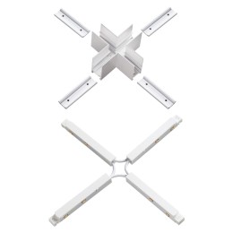 Соединитель с токопроводом для шинопровода Х-образный Novotech Flum 135127