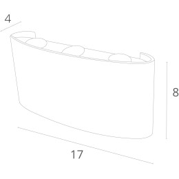 Уличный настенный светильник Arte Lamp Bosto A3722AL-2BK