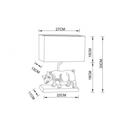Настольная лампа ARTE Lamp A4376LT-1BS