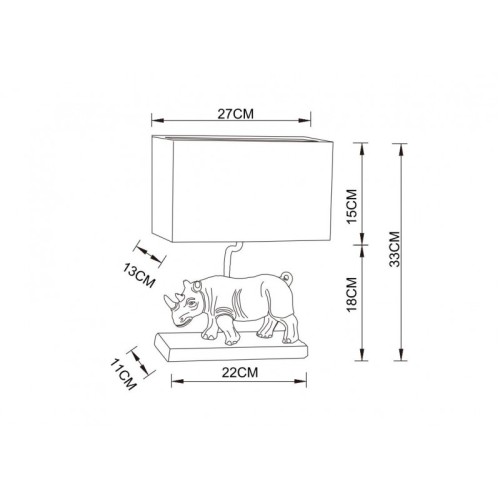 Настольная лампа ARTE Lamp A4376LT-1BS