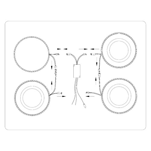 Потолочная люстра Ambrella Light Acrylica Original FA8866