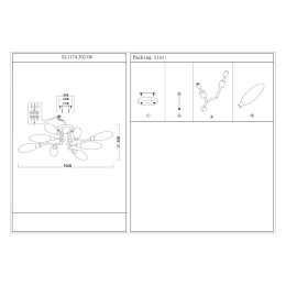 Потолочная люстра ST LUCE DESIMA SL1174.302.08