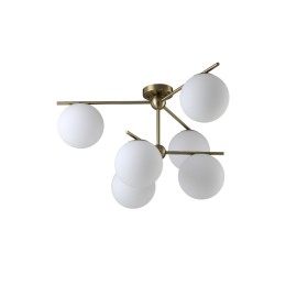 Потолочная люстра Crystal Lux FELIZ SP-PL6 BRONZE/WHITE