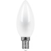 Лампа светодиодная Feron E14 9W 2700K Свеча Матовая LB-73 25955